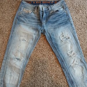 Rock Revival Light Blue Denim Jeans